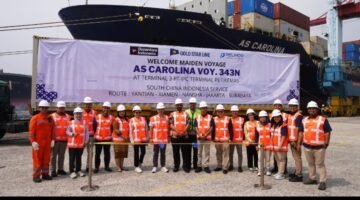 Welcome to Jakarta, MV AS Carolina! Rute Baru dari Tiongkok Resmi Tancap Gas