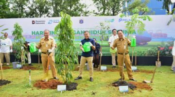 Pelindo Regional 2 Tanjung Priok Tanam 665 Pohon Bersama Pemkot Jakarta Utara
